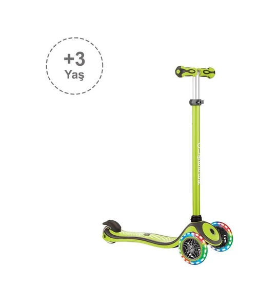 Globber Primo Plus Işıklı Scooter - Yeşil Yeşil ürün görseli 1