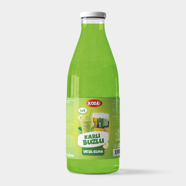 Yeşil Elma Aromalı Karlı Buzlu Sıvı (1 Lt.) ürün görseli 1