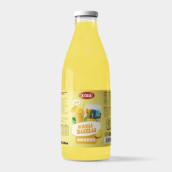 Ananas Aromalı Karlı Buzlu Sıvı (1 Lt.) ürün görseli 1