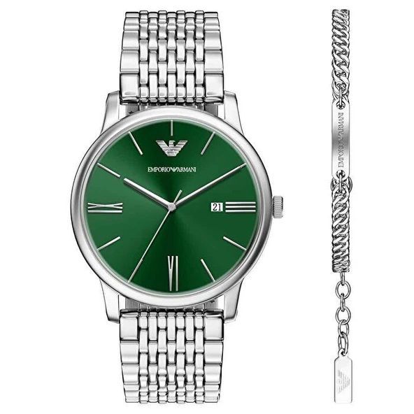 Emporio Armani AR80087SET Erkek Kol Saati ve Bileklik Seti ürün görseli 1