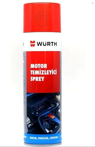 Würth Motor Temizleyici Sprey 500 ml Etkili Yağ ve Kir Temizleyici ürün görseli 1