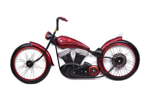 Norino Motorsiklet Pano Vintage Dekoratif Ev Ofis Hediyelik ürün görseli 1