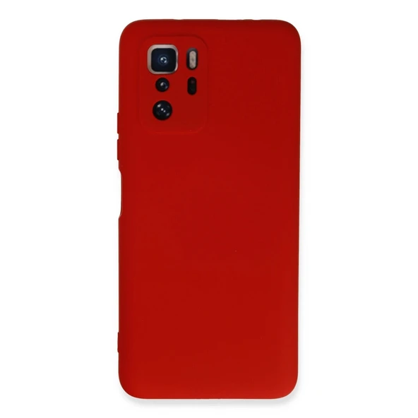 Xiaomi Poco X3 Gt Kılıf Nano İçi Kadife Silikon - Kırmızı ürün görseli 1