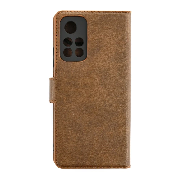 Xiaomi Redmi Note 11t Kılıf Trend S Plus Kapaklı Kılıf - Taba ürün görseli 1
