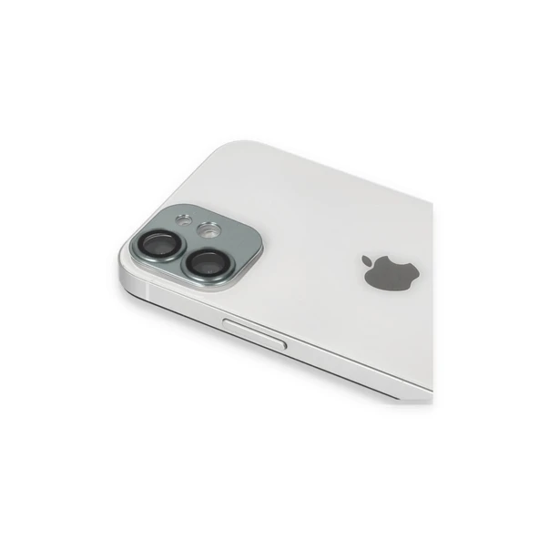 Apple İphone 11 Pers Alüminyum Kamera Lens - Yeşil - Resim 3