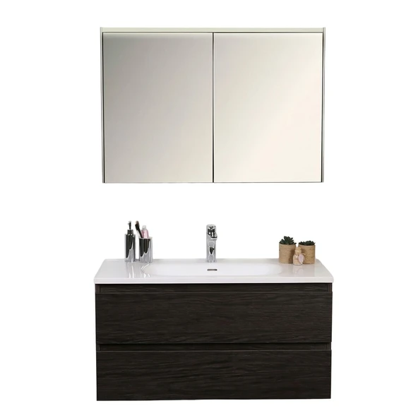 Kobos Lignum 100 cm Banyo Dolabı Seti Watson ürün görseli 1