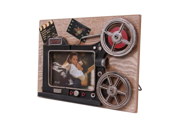 Norino Dekoratif Metal Çerçeve Sinema Temalı Vintage Ev Ofis Hediyelik ürün görseli 1