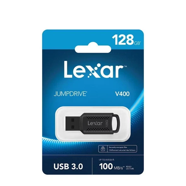 LEXAR 128GB JUMPDRIVE V400 USB3.0 100MB/S LJDV400128G ürün görseli 1