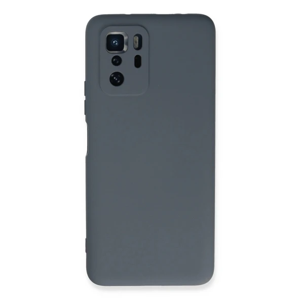 Xiaomi Poco X3 Gt Kılıf Nano İçi Kadife Silikon - Gri ürün görseli 1