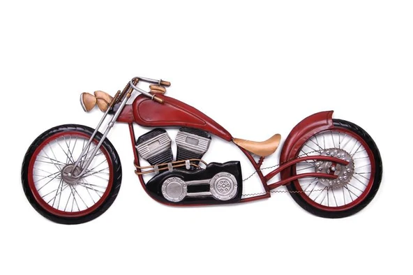 Norino Motorsiklet Pano Vintage Dekoratif Hediyelik ürün görseli 1
