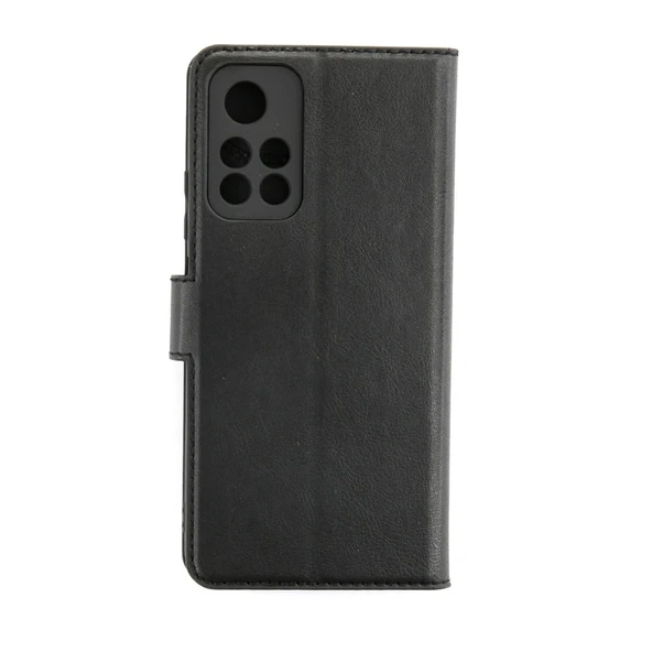 Xiaomi Redmi Note 11t Kılıf Trend S Plus Kapaklı Kılıf - Siyah ürün görseli 1