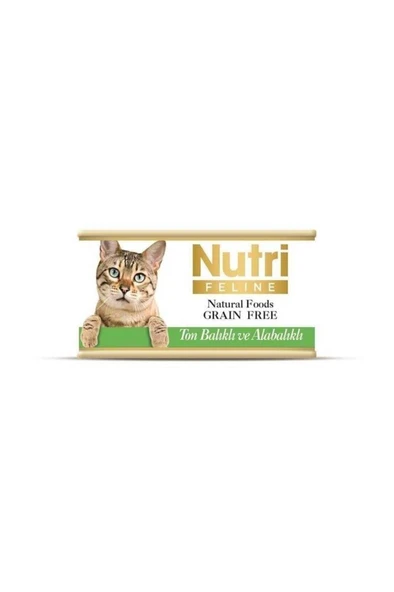 Nutri Feline Tahılsız Ton Balıklı Alabalıklı Kedi Konservesi 85 Gr ürün görseli 1