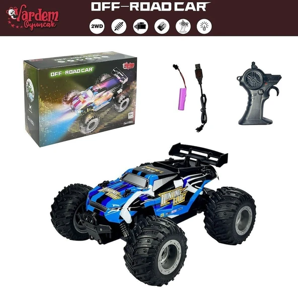 DS-1258A Uzaktan Kumandalı Full Fonksiyon 2.4G 1:18 Şarjlı High Off Road Araba ürün görseli 1
