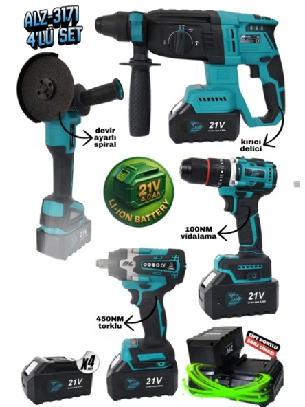 ALZ-3171 ALLİZER PRO 4’lü Set ürün görseli 1