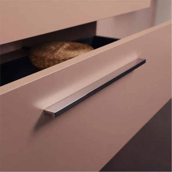 Kobos Serenity 100 cm Banyo Dolabı Seti Rose - Resim 7