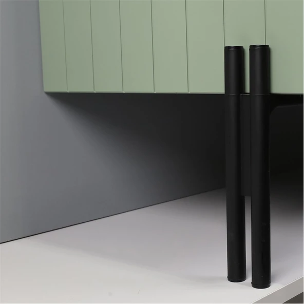 Kobos Noble 100 cm Banyo Dolabı Seti Mint - Resim 10