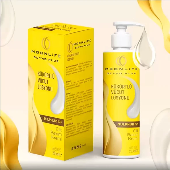 Moonlife Kükürtlü Vücut Losyonu 200 ml ürün görseli 1