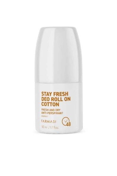 Farmasi Stay Fresh Deo Roll On Cotton 50 Ml. Kadın ürün görseli 1