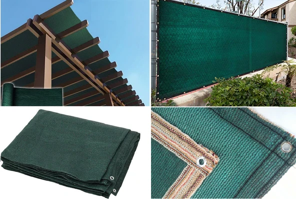 YEŞİL 10/12 METRE %95 LIK GOLGELIK FİLE 140 GR ürün görseli 1