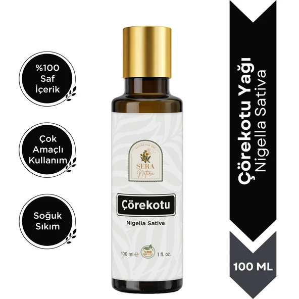 Çörekotu Yağı 100 ml %100 Saf ve Doğal Soğuk Sıkım ürün görseli 1