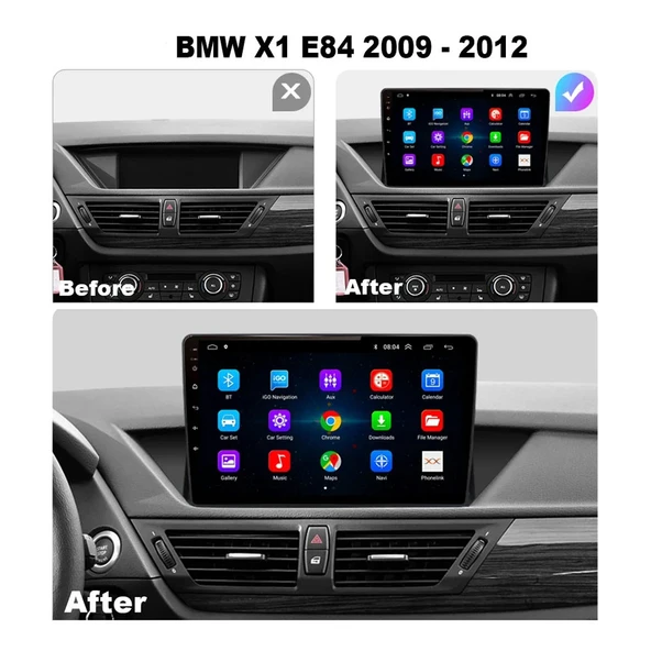 BMW X! E84 9 inç Multimedya Çerçevesi - Resim 3