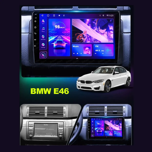 BMW E46 9 inç Multimedya Çerçevesi - Resim 3