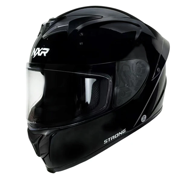 NXR STRONG SİYAH KASK - Resim 4
