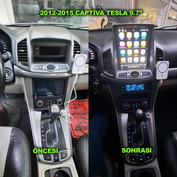 Chevrolet Captiva 2012-2015 Tesla Multimedya Çerçevesi - Resim 2