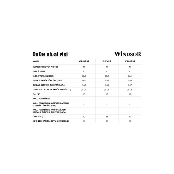 Windsor Ws 500 Ds 50 Lt Dijital Termosifon - Resim 3