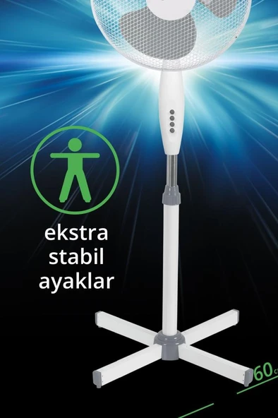 Kiwi Standlı Vantilatör KFAN-7417 - Resim 2