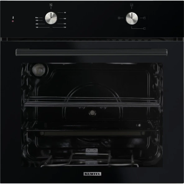 KUMTEL Home Siyah Cam Ankastre Set - Resim 4