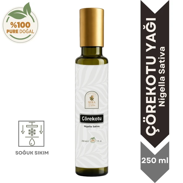 Çörekotu Yağı 250 ml %100 Saf, Yüksek Timokinonlu, Soğuk Sıkım ürün görseli 1