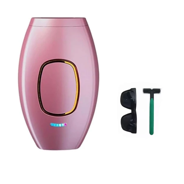 Feleva LumiPro IPL Cihazları Tüy Dökücü Lazer Epilasyon Erkekler ve Kadınlar için Tüy Çıkarıcı - 5 Enerji Seviyesi Kadınlar için 2 Mod Koltuk Altı Bacaklar Vücut (Pembe) ürün görseli 1