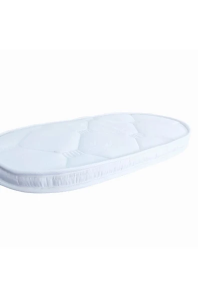 yagmureticaret Chicco Baby Uyumlu Anne Yanı Oval 38x73x8 Cm Bambu Beşik Yatağı ürün görseli 1