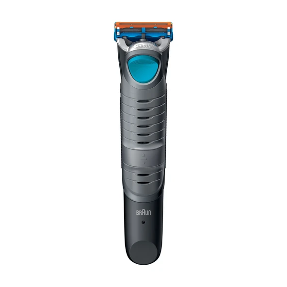 BRAUN cruZer 6 vücut düzeltici/Gillette Fusion bıçaklı elektrikli tıraş makinesi ürün görseli 1