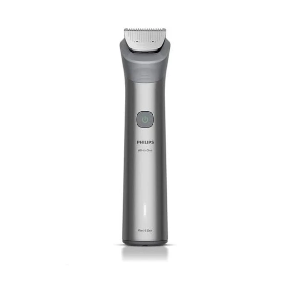 Philips  Multigroom Series 5000 Hepsi Bir Arada Yüz, baş ve vücut için 10 parçalı sakal düzeltici ve saç düzeltici, kendiliğinden bilenen metal bıçaklar, 11 uzunluk ayarı (0,5-16 mm), model MG5921/15 ürün görseli 1