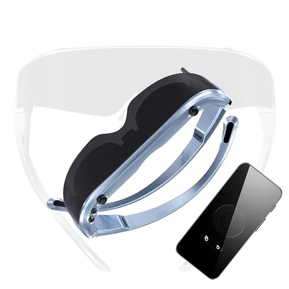 CXCZFG Artırılmış Gerçeklik Gözlükleri, 3D AR Gözlükler, 120 İnç Sanal Meg Ekran, Mikro OLED 90Hz Tak ve Çalıştır USB-C ürün görseli 1