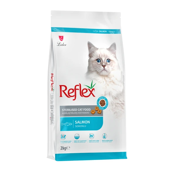 Reflex Somonlu ve Pirinçli Kısırlaştırılmış Kedi Maması 2kg ürün görseli 1