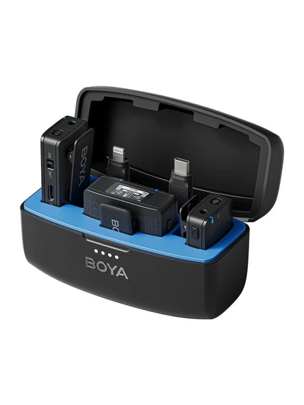 Boya Boyamic All-in-One 2'li Kablosuz Yaka Mikrofonu ürün görseli 1