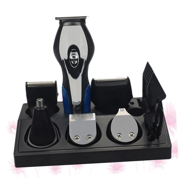 Erkekler için Elektrikli Tıraş Makinesi ile Beaupretty Saç Kesme Seti Paslanmaz Çelik Bıçaklar Yüz Epilasyon Aracı Burun Saç Çıkarıcı Bakım için Taşınabilir Şarj Edilebilir ürün görseli 1