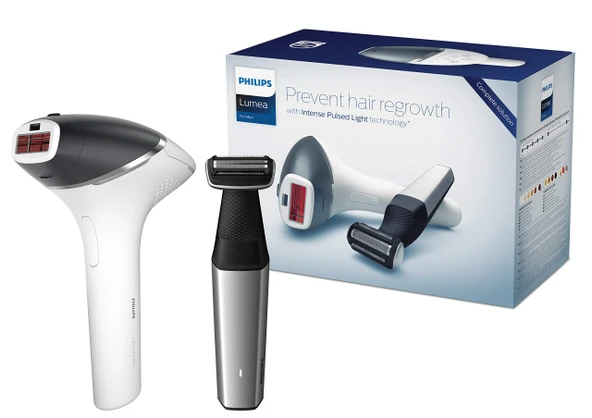Erkekler için Philips BG9040/04 IPL tüy alma sistemi Lumea (vücut bakım seti dahil) ürün görseli 1