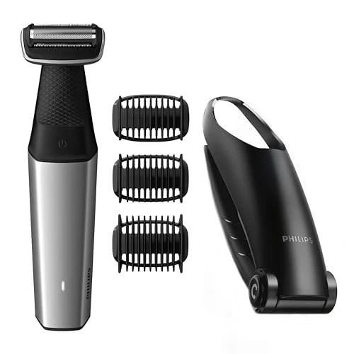 Philips Vücut Bakım Seti, 5000 Serisi Duşta Kullanılabilir, Arkadan Bağlantılı ve Cilt Konfor Sistemiyle, Kablolu ve Kablosuz Kullanım, Birleşik Krallık Fişli - BG5020/13 ürün görseli 1