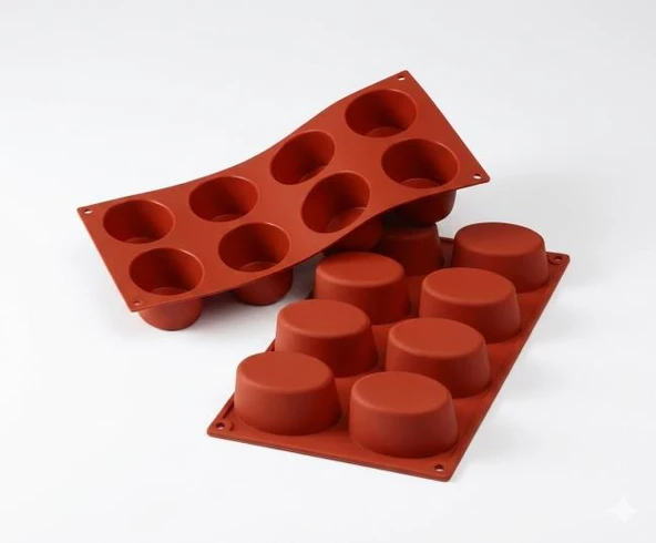 Silikomart SF055 Büyük Oval Profesyonel Silikon Kalıp ürün görseli 1