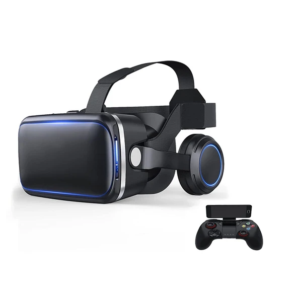 CYLZRCl VR Kask 3D Gözlük Video Oyunu Dürbün için Sanal Gerçeklik Gözlük Kulaklık (Renk: 4) ürün görseli 1