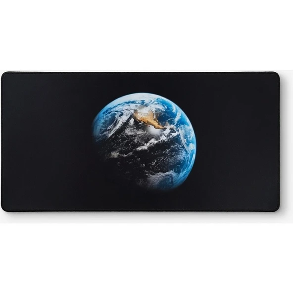 Exonix Kaymaz Mousepad Dünya Desenli Mouse Pad 90CM x 40CM ürün görseli 1