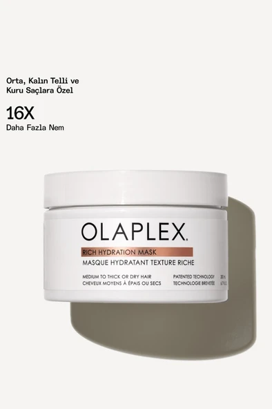 Rich Hydration Mask - Orta, Kalın Telli ve Kuru Saçlar İçin Yoğun Nemlendirici Maske ürün görseli 1