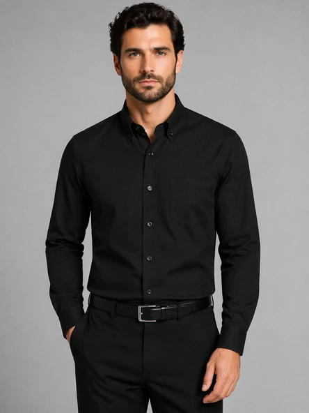 Advante Klasik Regular Fit Uzun Kol Pamuklu Erkek Gömlek 7631 ürün görseli 1