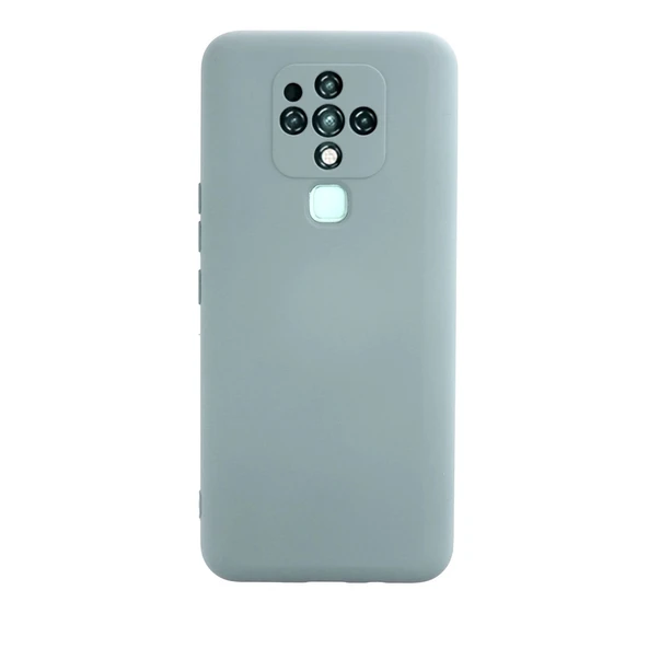 Tecno Camon 16 Kılıf Nano İçi Kadife Silikon - Buz Mavisi ürün görseli 1