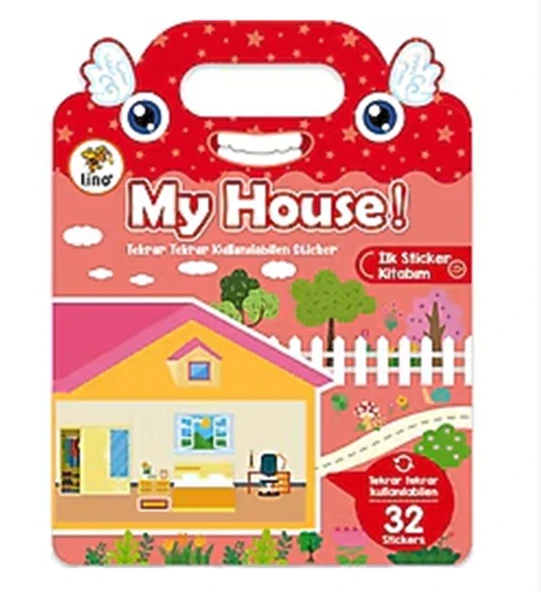 Lino My House Tekrar Tekrar Kullanılabilen İlk Sticker Kitabım ürün görseli 1