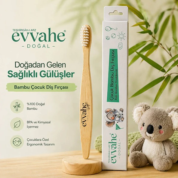Çocuk Bambu Diş Fırçası - Resim 2